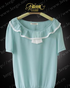 復(fù)古俏皮新風(fēng)尚 迷你荷葉領(lǐng)蛋糕雪紡襯衫（型號(hào)2917）全方位解析